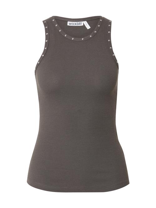 WEEKDAY Overdel  mørkegrå