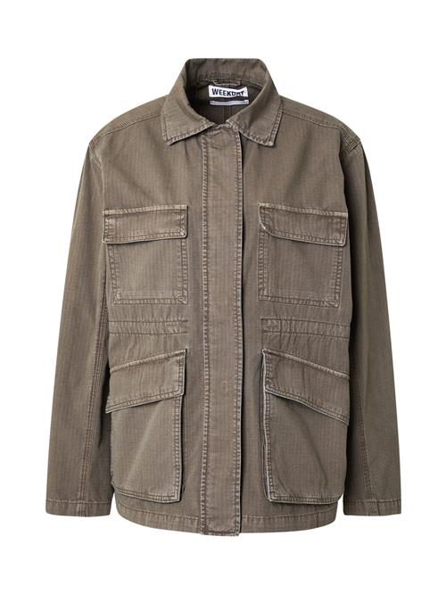 WEEKDAY Overgangsjakke 'Nukka'  mudderfarvet