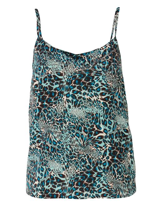 KOROSHI Bluse  beige / turkis / pastelgrøn / sort