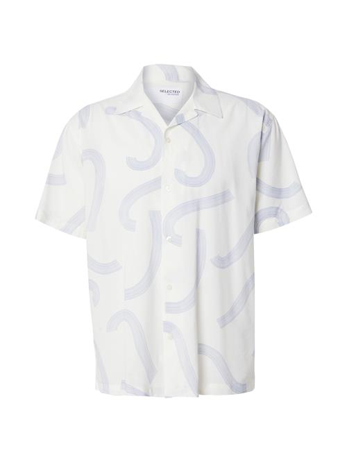 SELECTED Skjorte  blå / naturhvid
