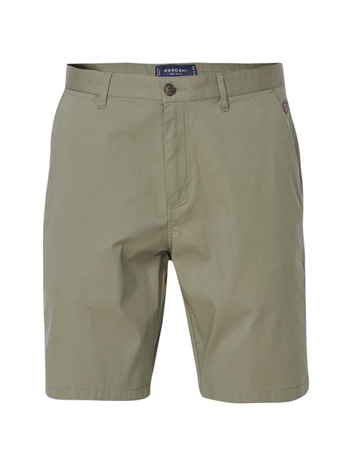 KOROSHI Lærredsbukser  khaki