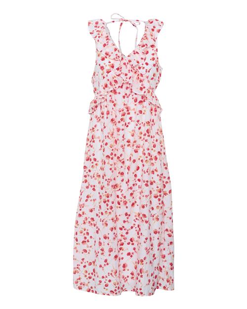 Cream Kjole 'Giselle'  lyserød / blodrød