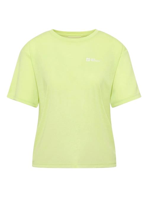 JACK WOLFSKIN Funktionsbluse 'VONNAN T W'  lysegrøn