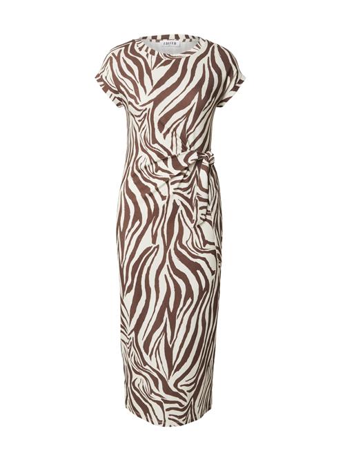 EDITED Coctailkjole 'Milla'  brun / hvid