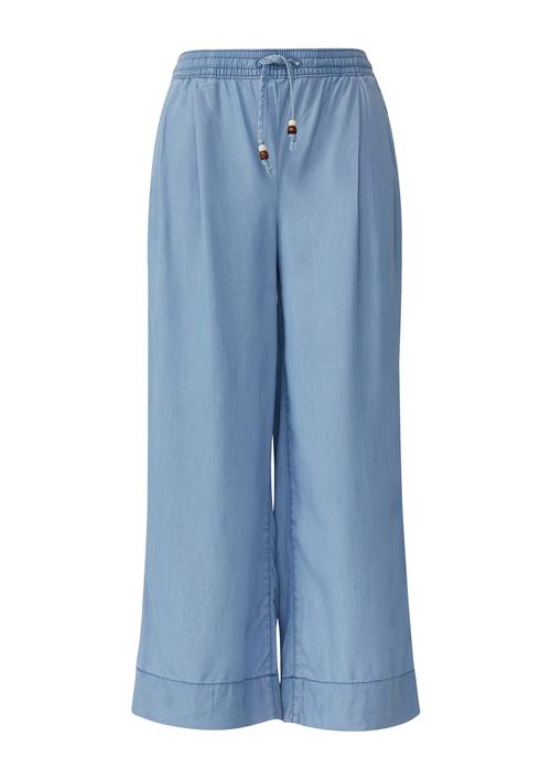 s.Oliver Jeans med lægfolder  lyseblå