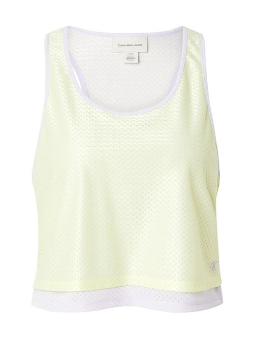 Calvin Klein Jeans Overdel 'PRIDE'  pastelgrøn / hvid