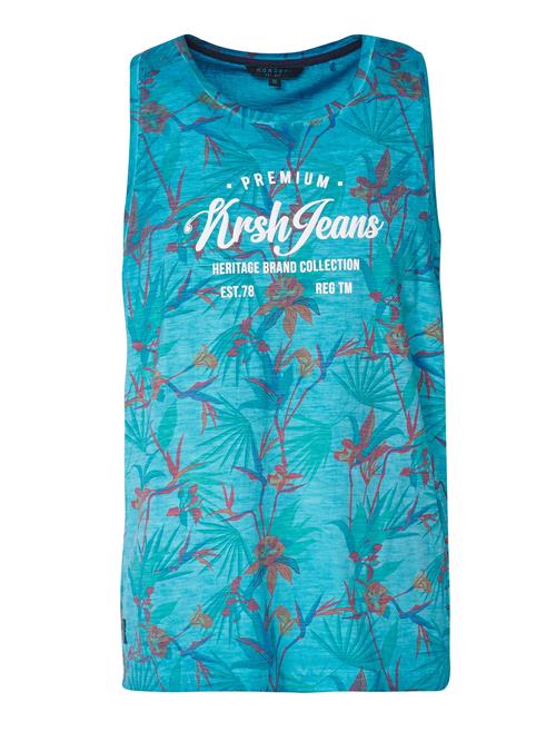 KOROSHI Bluser & t-shirts  oliven / petroleum / hvid