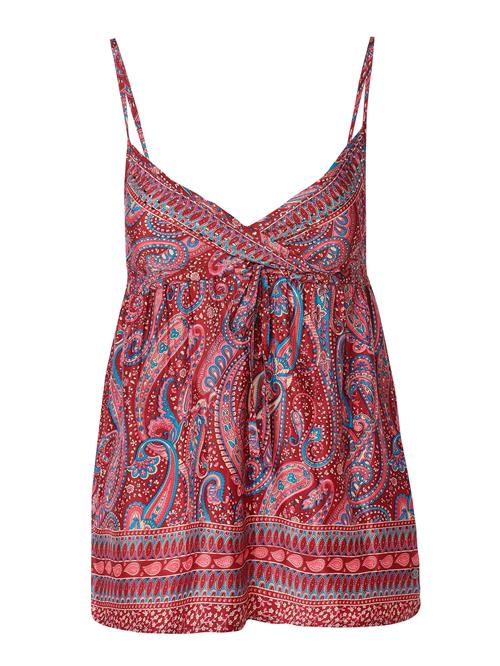 KOROSHI Overdel  azur / pudder / gammelrosa / mørkerød