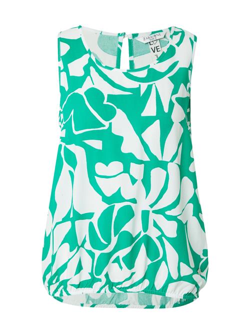 ZABAIONE Bluse 'Ta44rja'  blå / hvid