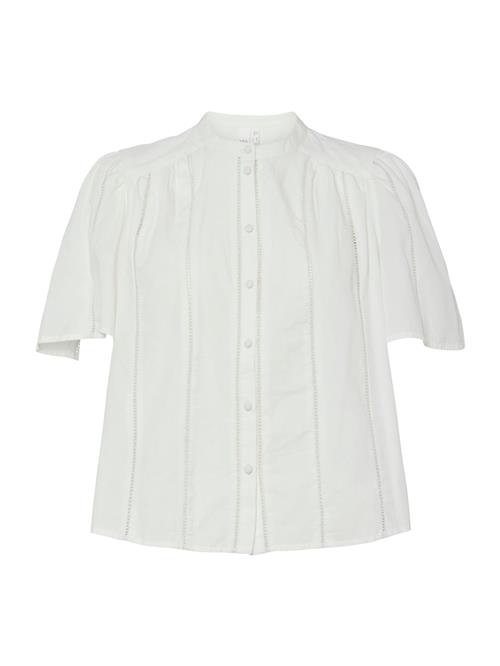 YAS Bluse 'YASGUNIA'  hvid