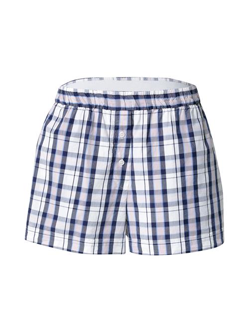 Monki Bukser  marin / lyseblå / hvid