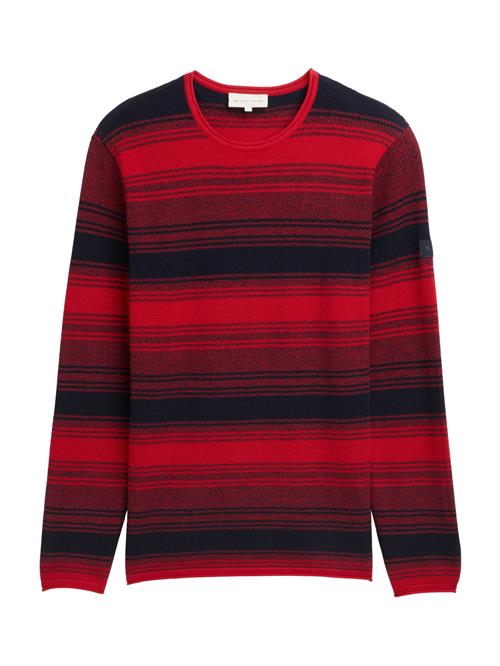 TOM TAILOR Pullover  natblå / rød