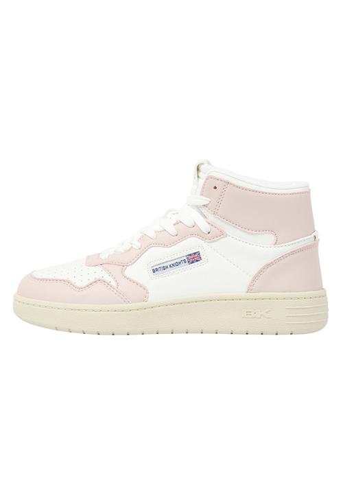 BRITISH KNIGHTS Sneaker high 'NOORS'  pink / hvid