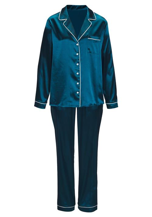 s.Oliver Pyjamas  petroleum / hvid