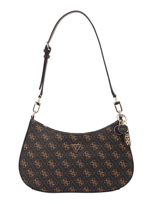 GUESS Skuldertaske 'NOELLE II TOP ZIP SHOULDER BAG'  karamel / choko