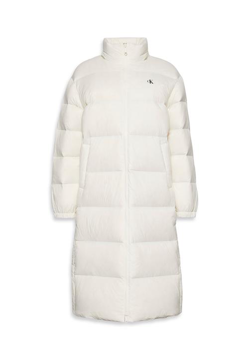 Calvin Klein Jeans Vinterfrakke 'ESSENTIAL'  hvid