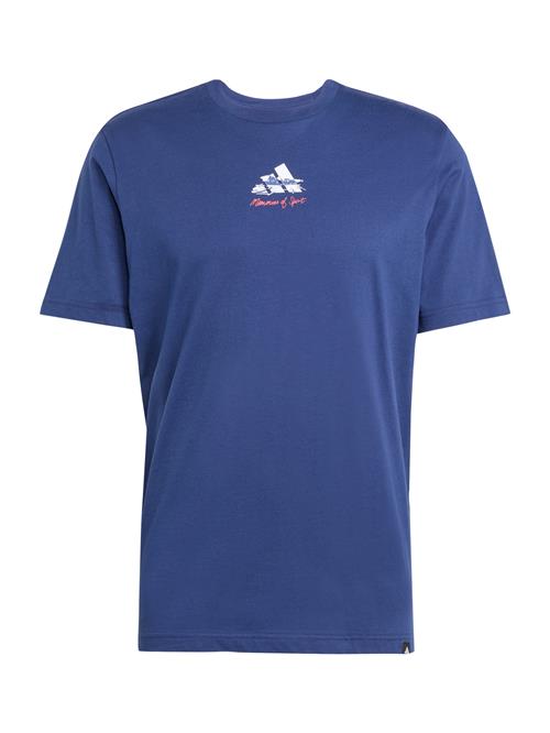 ADIDAS SPORTSWEAR Funktionsskjorte 'GALLERY'  mørkeblå / mørkegrå / lys rød / hvid