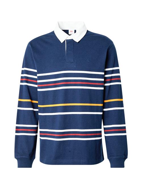 LEVI'S ® Bluser & t-shirts 'Union Rugby Shirt'  mørkeblå / gylden gul / rød / hvid