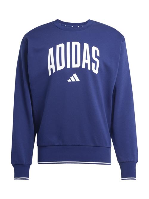ADIDAS SPORTSWEAR Sportsweatshirt 'COLLEGIATE'  mørkeblå / hvid