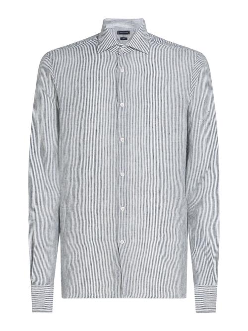 TOMMY HILFIGER Skjorte  sort / hvid