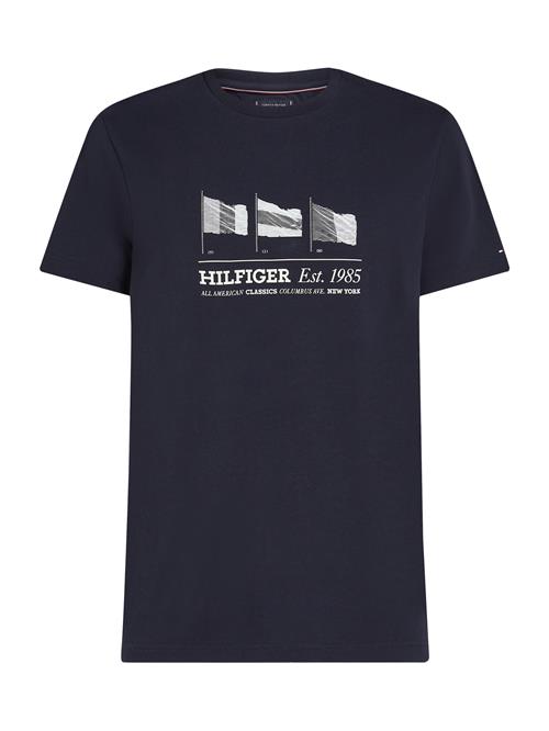 TOMMY HILFIGER Bluser & t-shirts  navy / dueblå / lysegrå / rød