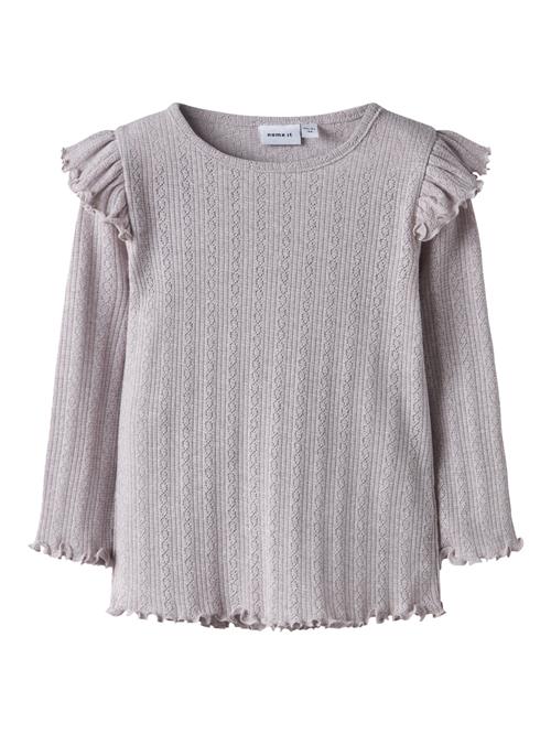 NAME IT Bluse Blitta Lilac Marble Melange