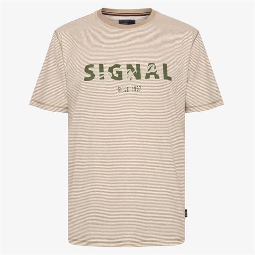 LukeSi Print Stripe Tee