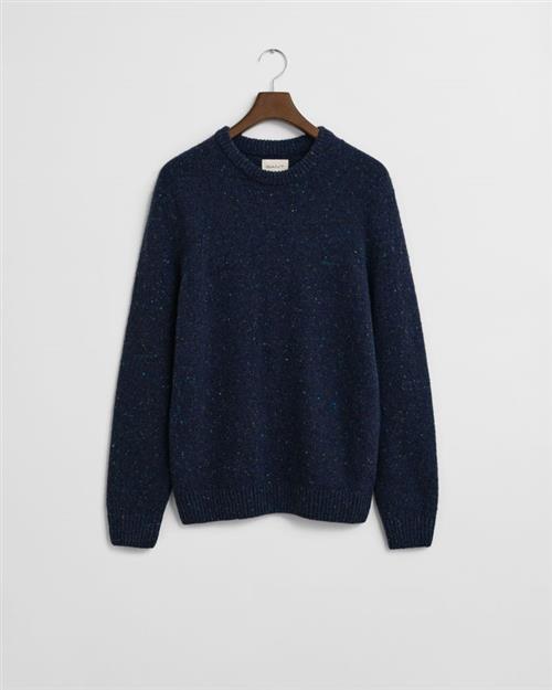 WOOL BLEND NEPS C-NECK