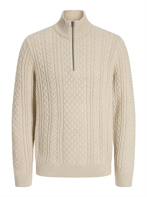 JPRBLUSEAN KNIT CABLE HALF ZIP SN
