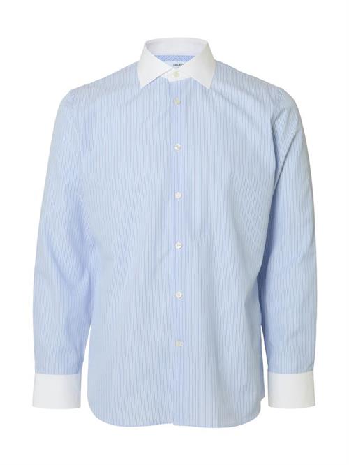 SLHSLIMLUX LS SHIRT WHITE SPREAD