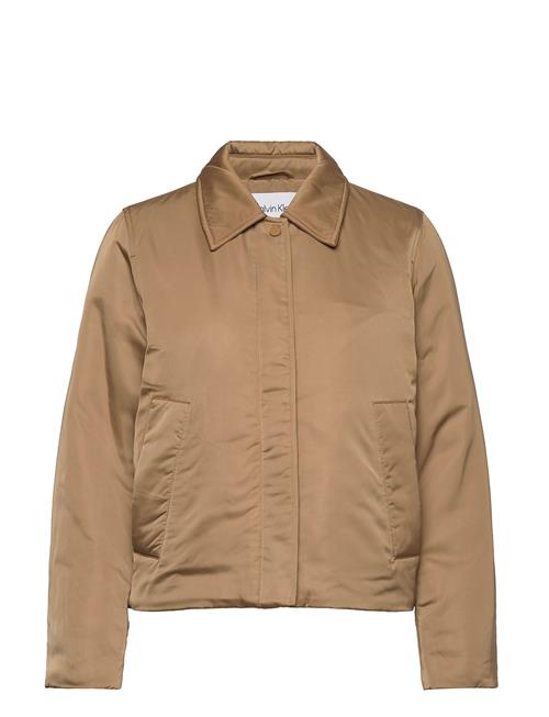 Calvin Klein | Minimal Padded Satin Jacket | L