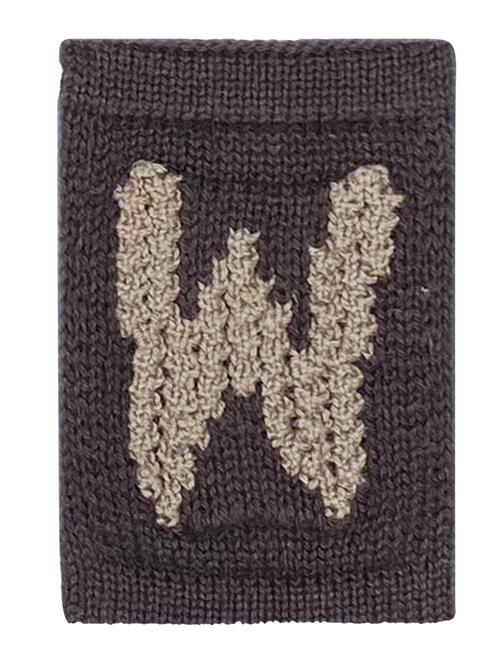 Smallstuff | Knitted Letter W, Nature | ONE SIZE 10 cm