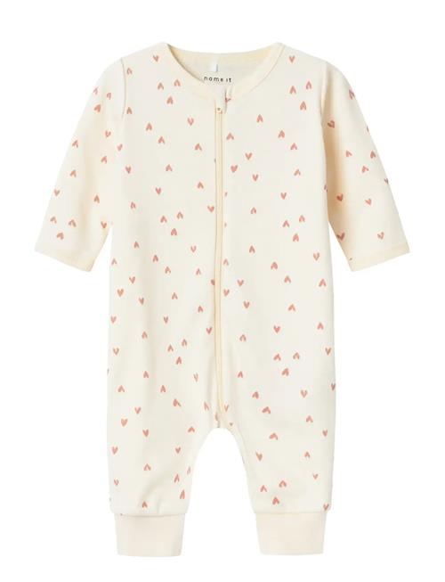 name it | Nbfnightsuit Zip Buttercream Hearts Noos | 56
