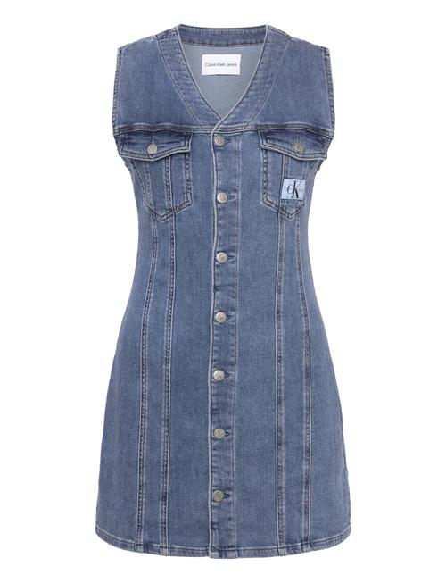 Calvin Klein Jeans | Sleeveless Denim Dress | XS
