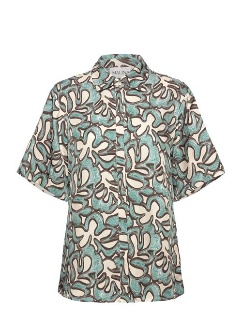 Malina | Gia Printed Short Sleeve Shirt | M