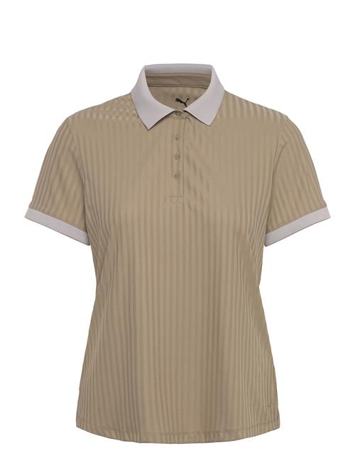 PUMA Golf | W Mattr Jacquard Stripe Ss Polo | S