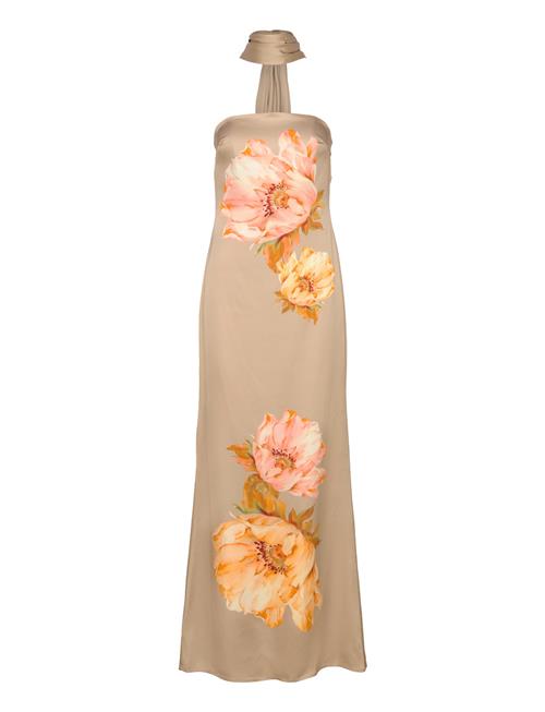 Malina | Zelda Scarf Detail Maxi Dress | 36