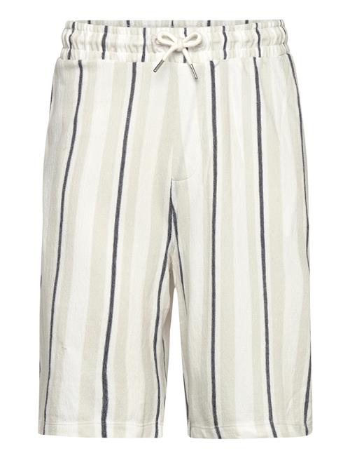 Lindbergh | Striped Terry Shorts With Elastic W | XXL