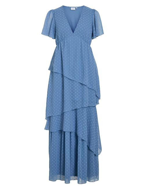 Vila | Vidobby S/S Ankel Layer Dress/Dc/Ka | 38