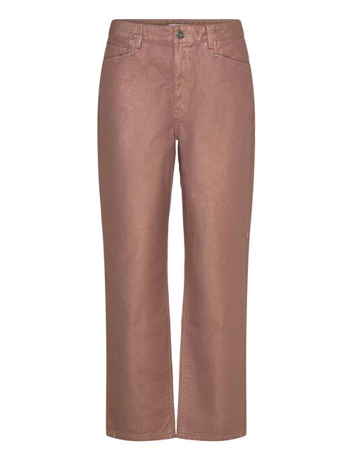 Dante6 | Dante6-Axelle Metallic Straight Cropped Jeans | 38
