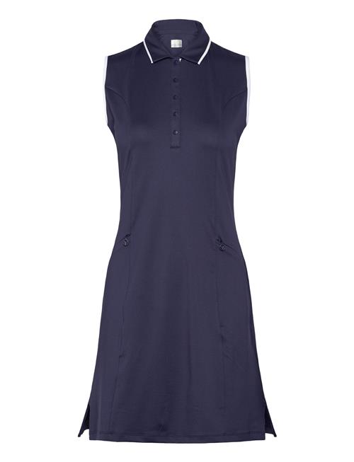 Callaway | Solid Sleeveless Golf Dress With Snap Placket | L