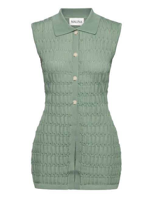 Malina | Hele Long Structure Knitted Vest | XS