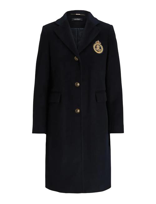 Lauren Ralph Lauren | Crest-Patch Wool-Blend Coat | 46