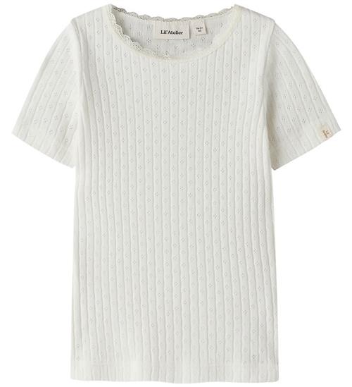 Lil' Atelier T-shirt - NmfHaldis - Coconut Milk