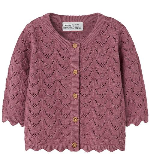 Name It Cardigan - Strik - NbfHarriet - Mesa Rose