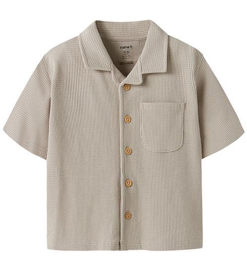 Name It Skjorte - NmmHarve - Chateau Gray