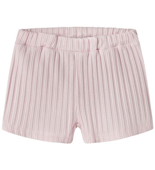 Se Name It Shorts - Rib - NbfHeidy - Cradle Pink hos KidsWorld