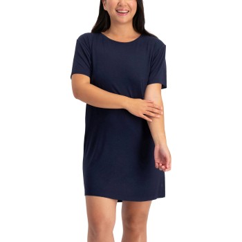 Bamboo basics Bamboo Basics Nora PJ Big T-Shirt Navy viskose Small Dame