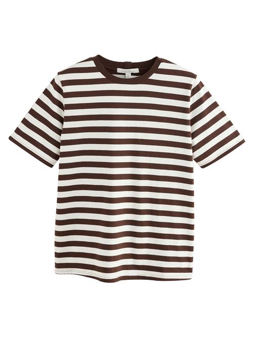 Next Shirts  mørkebrun / hvid