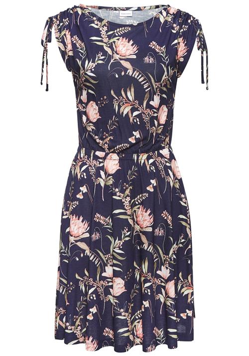 VIVANCE Sommerkjole  marin / oliven / lyserød